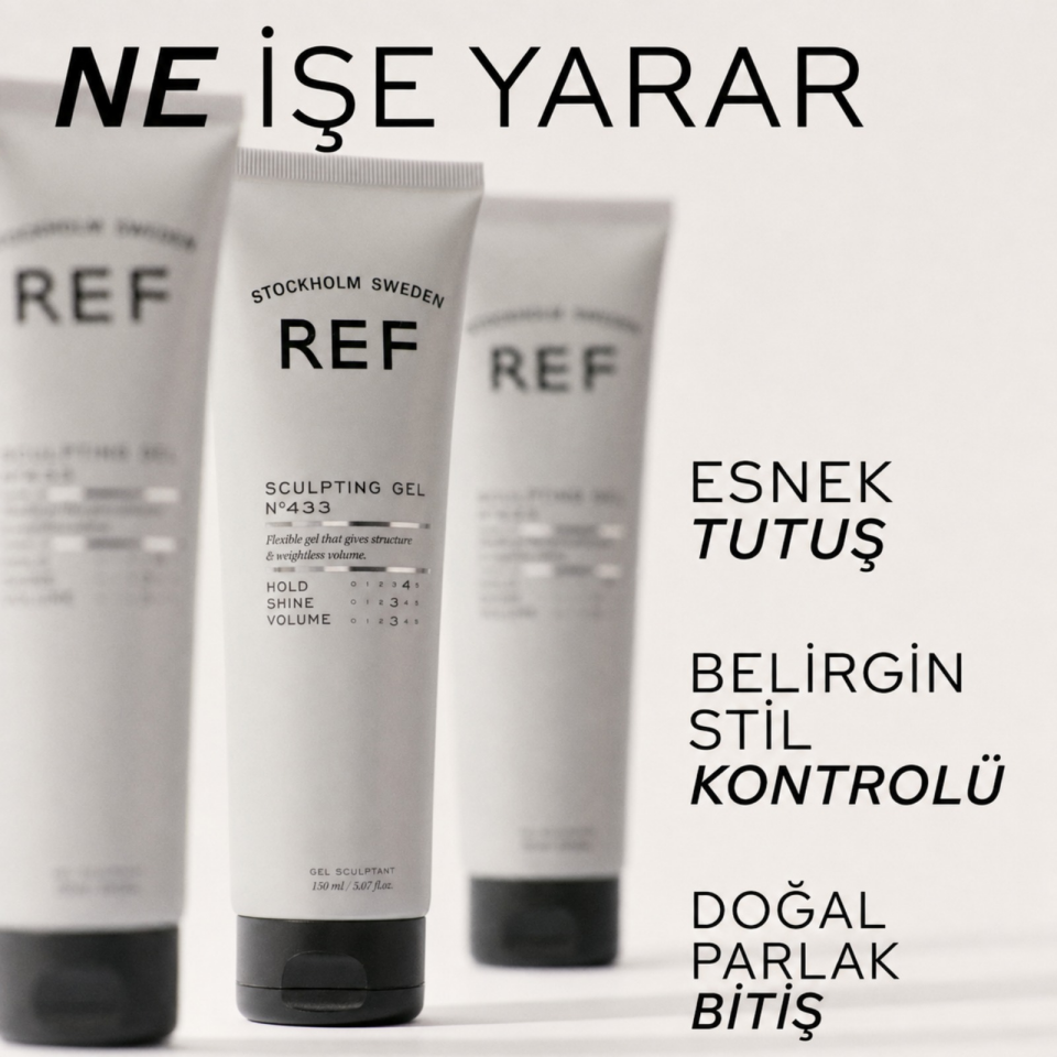 REF Sculpting Gel N°433 150 ML - Şekillendirici Saç Jölesi
