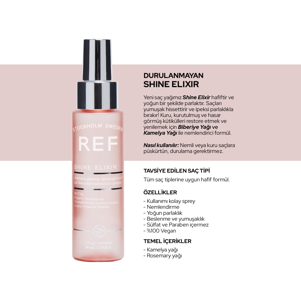 REF Shine Elixir 80 ML - Parlaklık İksiri