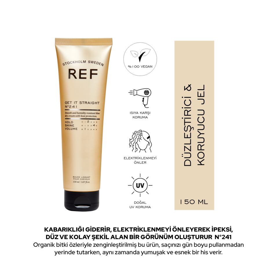 REF Get It Straight N°241 150 ML - Düzleştirici Krem
