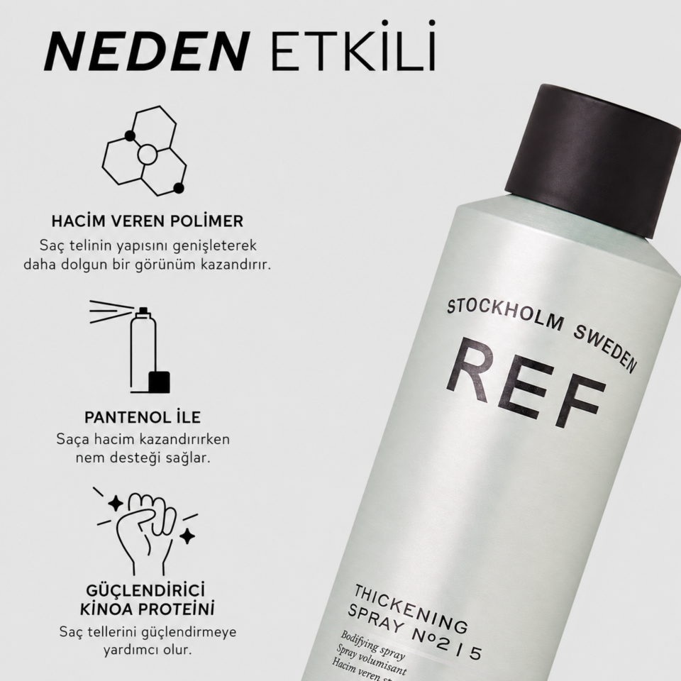 REF Thickening Spray N°215 300 ML - Saç Dolgunlaştırıcı Sprey