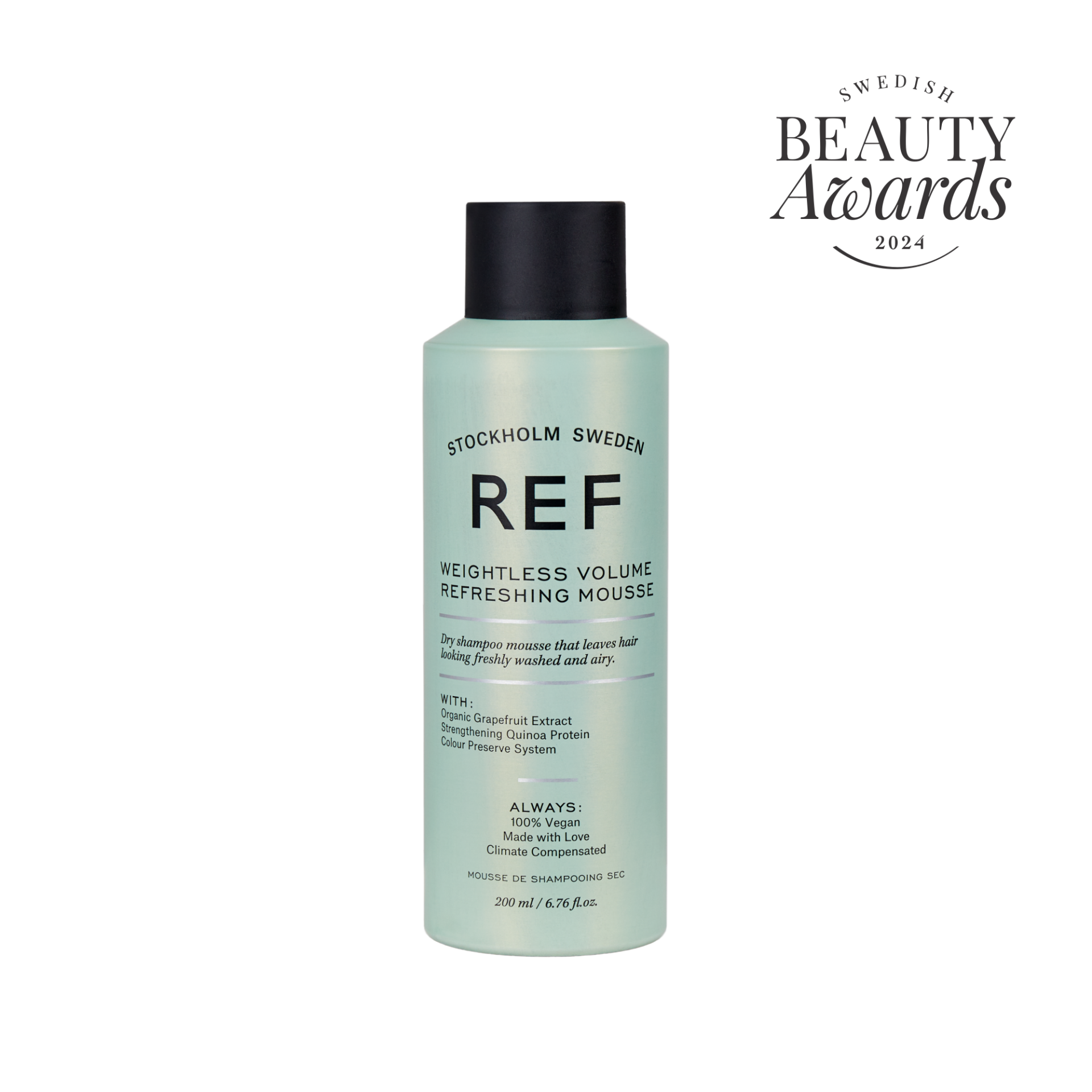 REF Weightless Volume Refreshing Mousse 200 ML - Hafif Hacim Veren Ferahlatıcı Saç Köpüğü