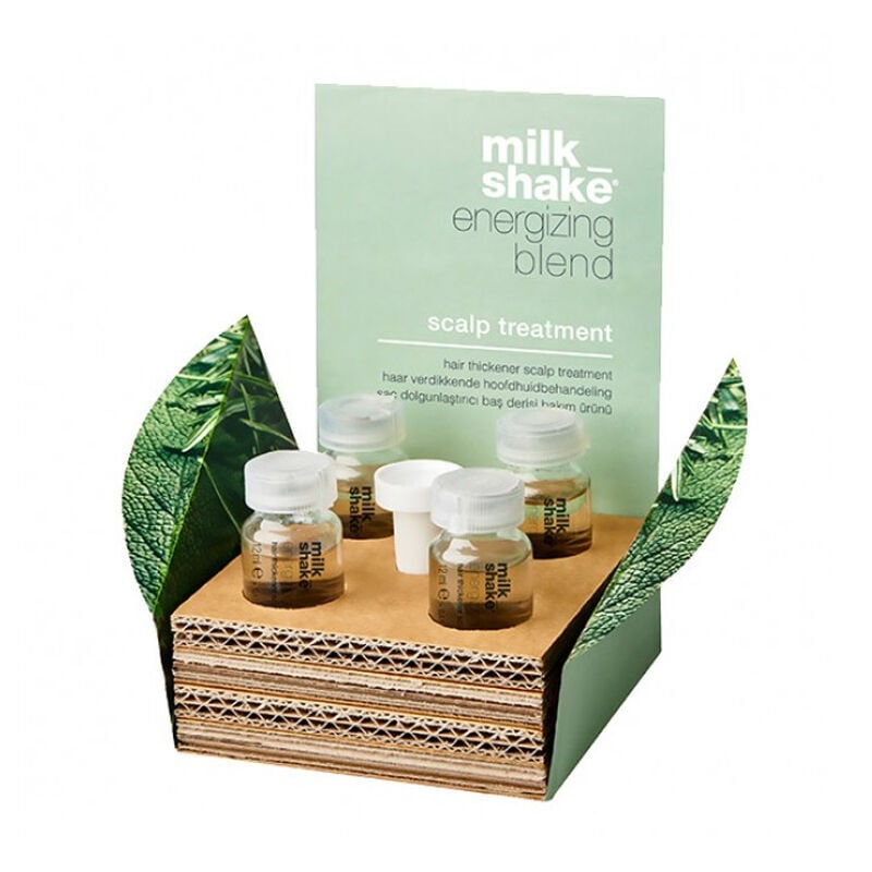 Milk Shake Energizing Blend 4x12 ML - Canlandırıcı Saç Derisi Bakım Ampulü